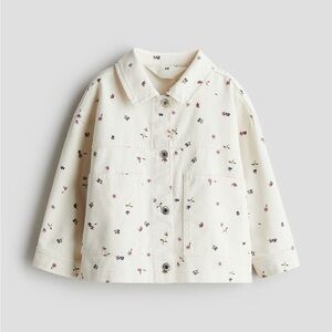 H&M OVERSIZED COTTON TWILL JACKET